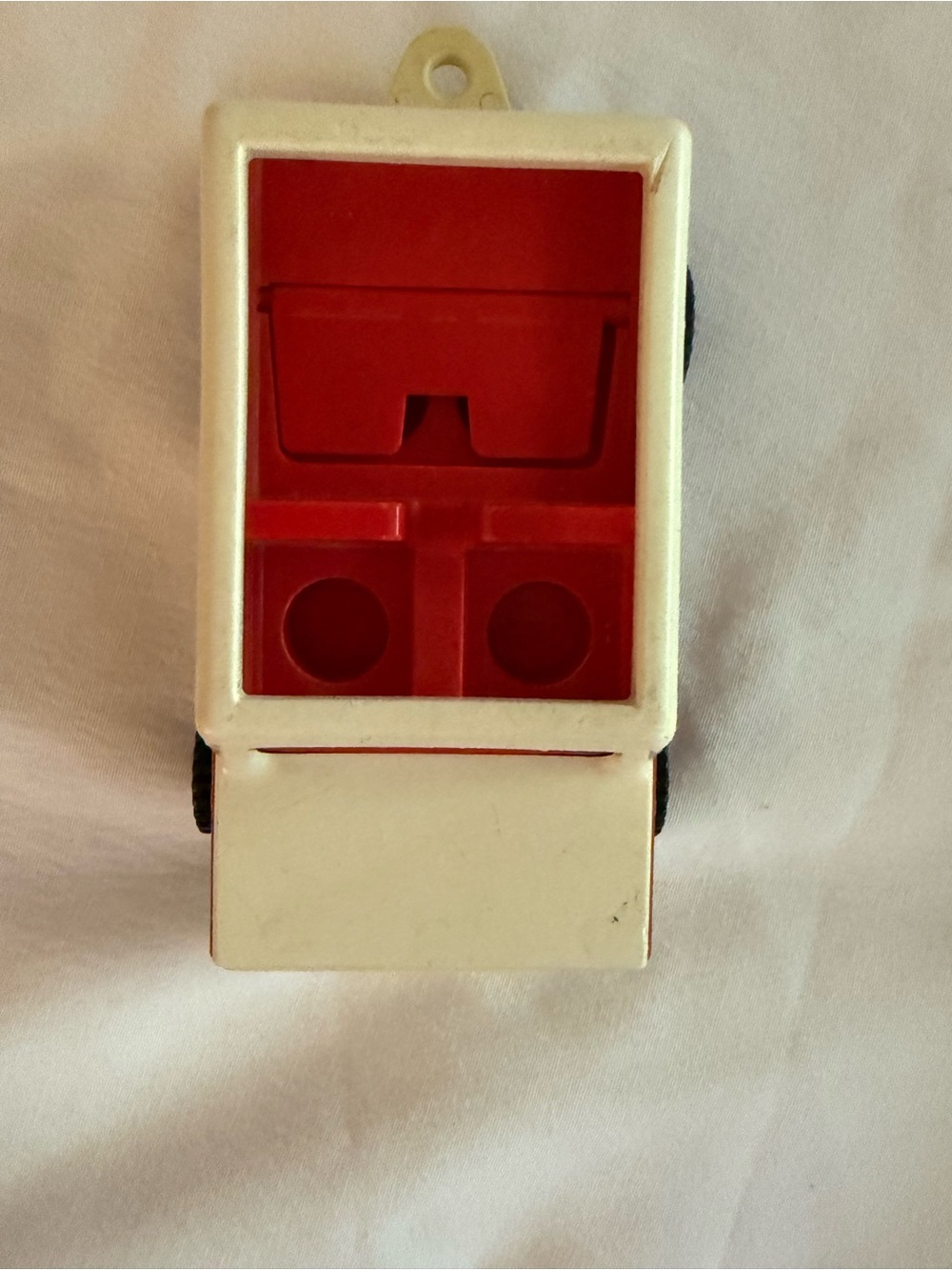1979 Fisher-Price Kids Toy Scout 4x4 SUV - White and Red Camping Series - Picture 5 of 8